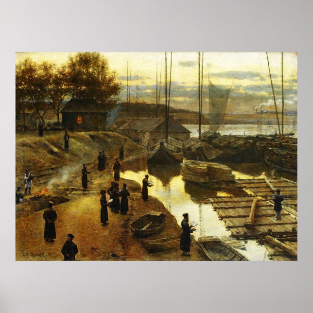 Affiches Tashlikh - Peinture d'Alexander Gierymski - 1884 (Devant)