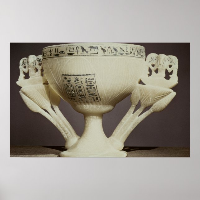 Affiches Tasse à boire sous forme de lotus semi-ouvert (Devant)