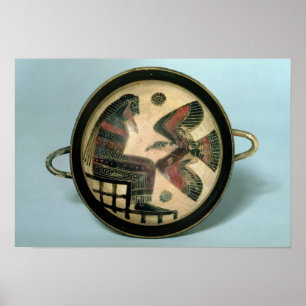 Affiches Tasse de Laconian dépeignant Zeus et l'aigle