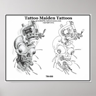 Affiches Tattoo Maiden Tattoo