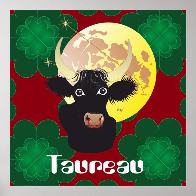 Affiches Taureau 21 avril au 20 mai (Devant)