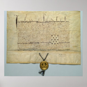 Affiches Taureau d'empereur romain saint de Charles IV