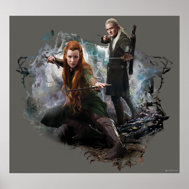 Affiches TAURIEL™ et LEGOLAS GREENLEAF™ Graphique (Devant)