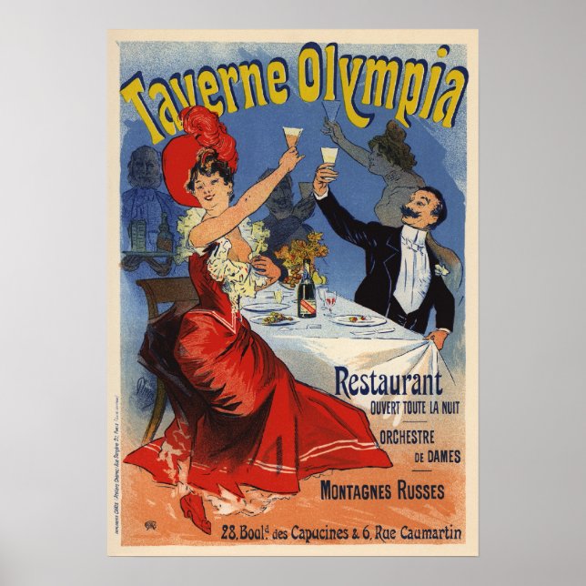 Affiches Taverne Olympia (Devant)