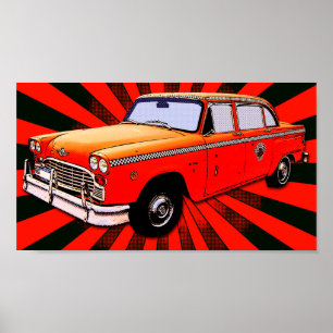 Affiches Taxi rétro de New York
