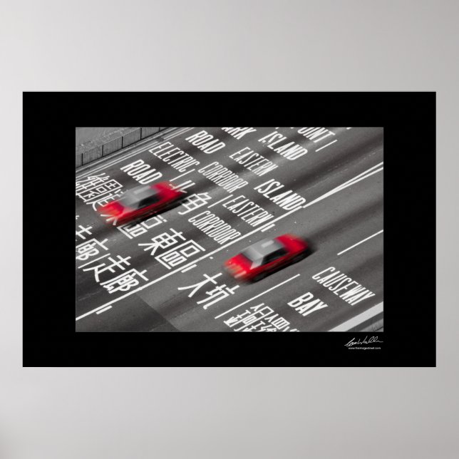 Affiches Taxis Hong Kong (Devant)