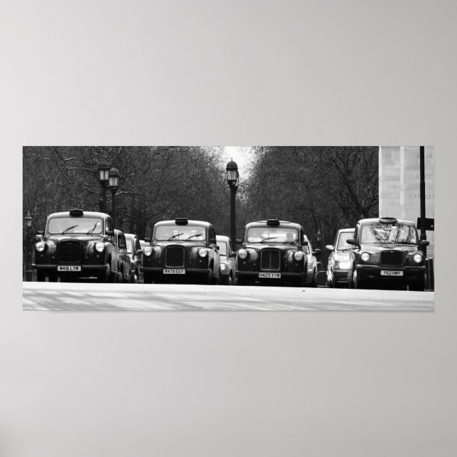 Affiches Taxis Londres (Devant)