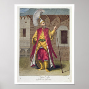 Affiches Tchorbadji, capitaine des janissaires, 18e siècle