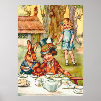 Tea Party de Mad Hatter - Alice au pays des mervei