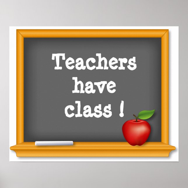 Affiches Teachers have class ! (Devant)