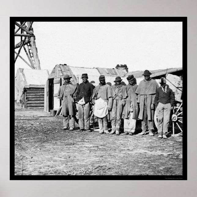 Affiches Teamsters afro-américains 1864 (Devant)