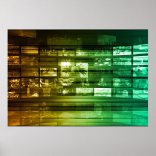 Affiches Technologie de l'information sur le Web L'art de l