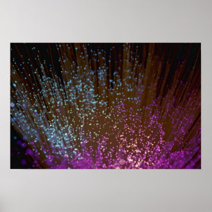 Affiches Technology, fiber-optic strands