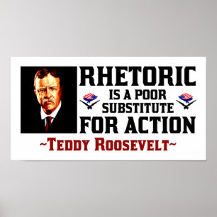 Affiches Teddy Roosevelt : Un moment pour l'action