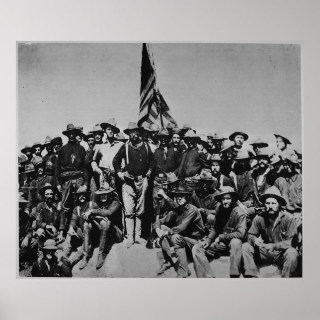 Affiches Teddy's Colts Teddy Roosevelt Rough Riders 1898 (Devant)