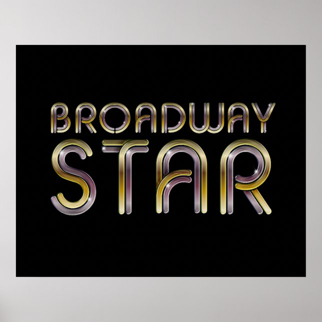 Affiches TEE Broadway Star (Devant)