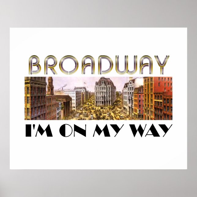 Affiches TEE Broadway Star (Devant)