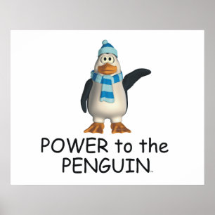 Affiches TEE Power to the Penguin