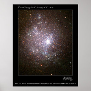 Affiches Télescope de poche Nwarf Galaxy NGC 1705
