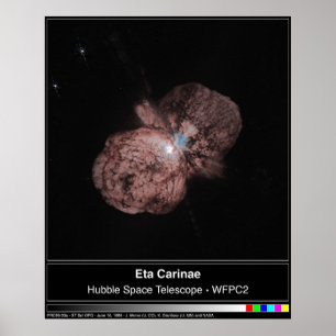 Affiches Télescope Eta Carinae Hubble Photo