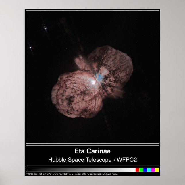 Affiches Télescope Eta Carinae Hubble Photo (Devant)