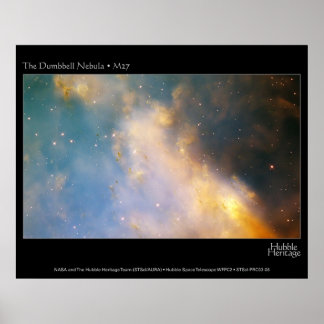 Affiches Télescope Hubble Dumbell Nebula M27