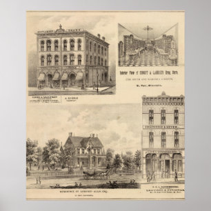 Affiches Temme et Schnittger, fabricants, Minnesota