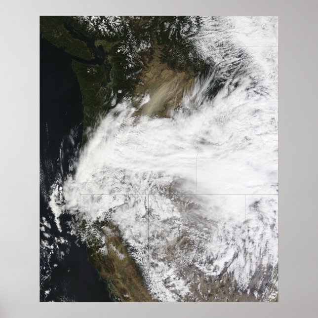 Affiches Tempête de poussière dans l'est de Washington, USA (Devant)