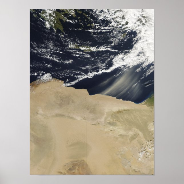 Affiches Tempête de poussière en Egypte (Devant)