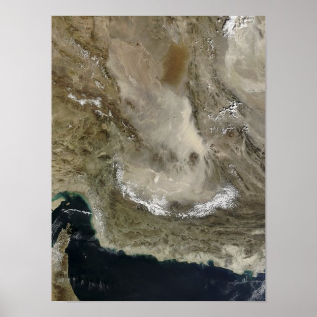 Affiches Tempête de poussière en Iran (Devant)