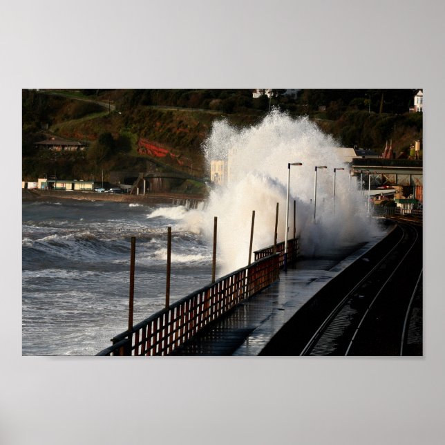 Affiches Tempête de printemps, Dawlish (Devant)