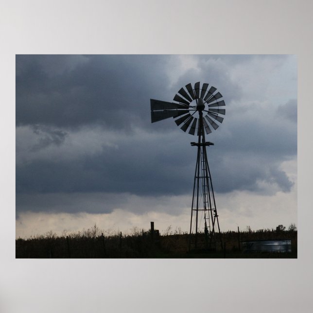 Affiches Tempête du moulin à vent (Devant)