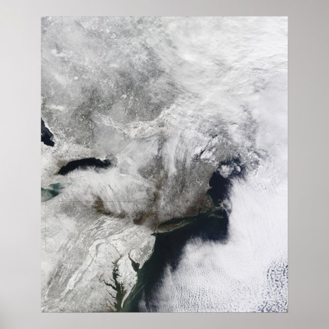 Affiches Tempête hivernale sévère (Devant)