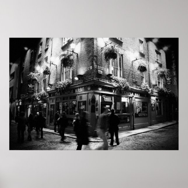 Affiches Temple Bar Pub, Dublin - Canvas (Devant)