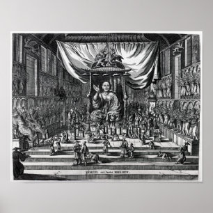 Affiches Temple bouddhiste, illustration