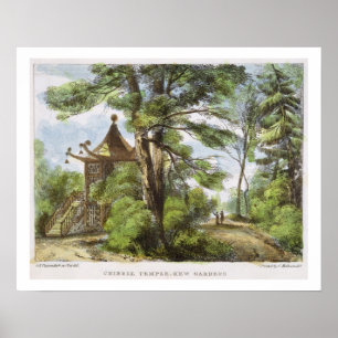 Affiches Temple chinois, Jardins Kew, plaque 13 de 'Kew Ga