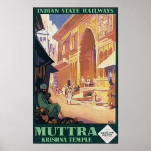 Affiches Temple de Muttra Krishna