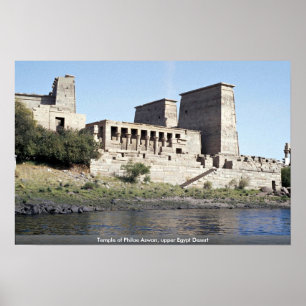 Affiches Temple de Philae Assouan, Haut Désert d'Egypte