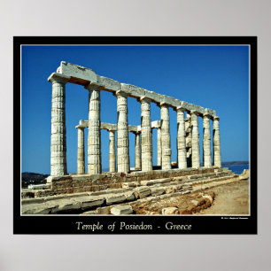 AFFICHES TEMPLE DE POSIEDON