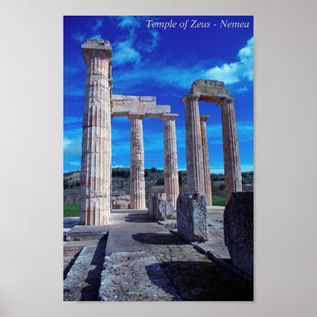 Affiches Temple de Zeus - Nemea (Devant)