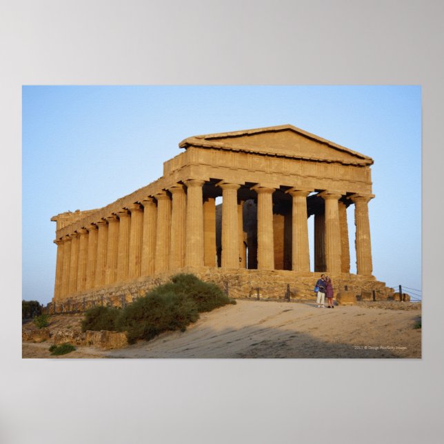 Affiches Temple grec (Devant)