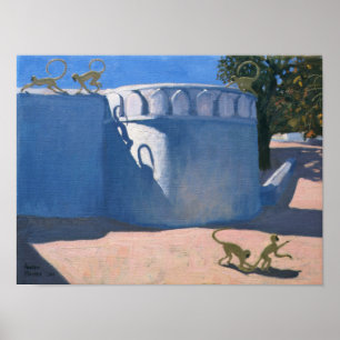 Affiches Temple Inde 2000 de singe