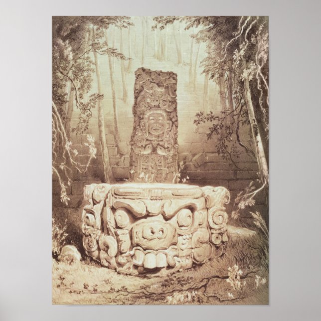 Affiches Temple maya, Honduras (Devant)