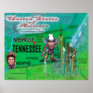 Affiches Tennessee USA
