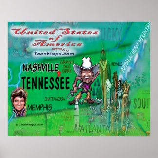 Affiches Tennessee USA