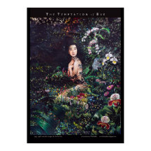 Tentation de la peinture aquarelle Eve