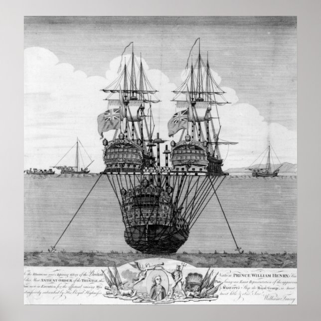 Affiches Tentative de sauvetage du HMS Royal (Devant)