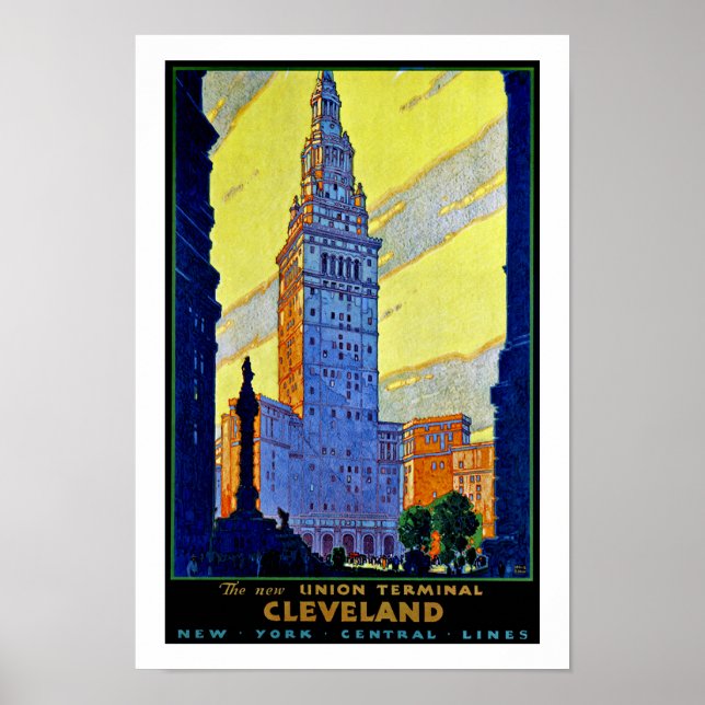 Affiches Terminal Cleveland ~ Union (Devant)