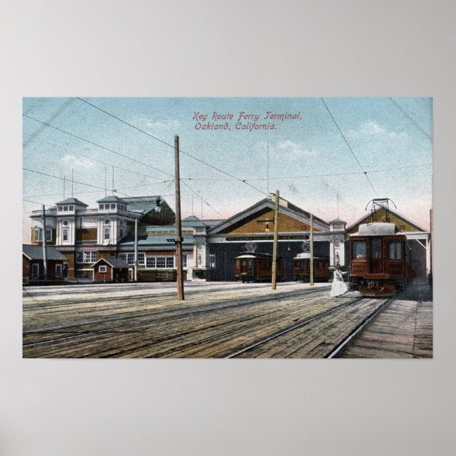 Affiches Terminal de ferries et chemin de fer (Devant)