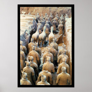Affiches Terracotta Army, dynastie Qin, 210 av. J.-C.